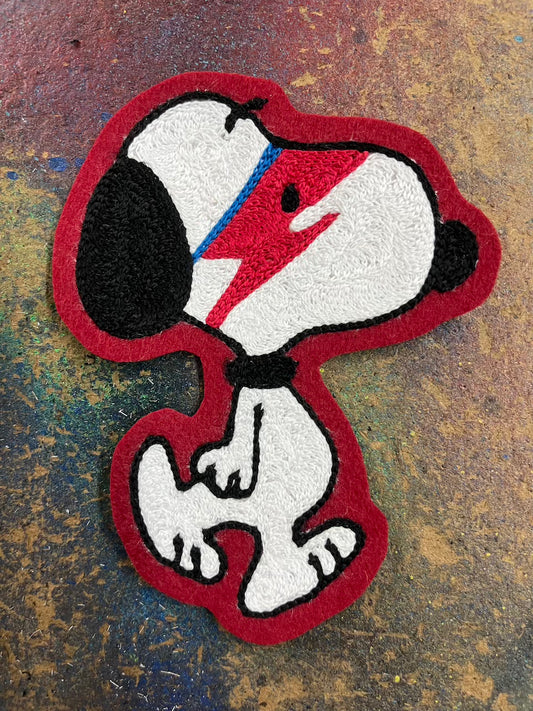 "I wanna be your dog" chainstitched patch