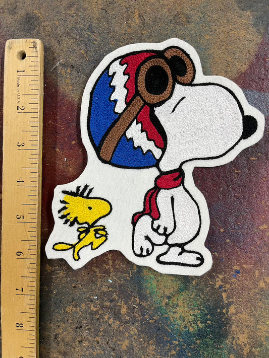 "Road Dog" chainstitched patch