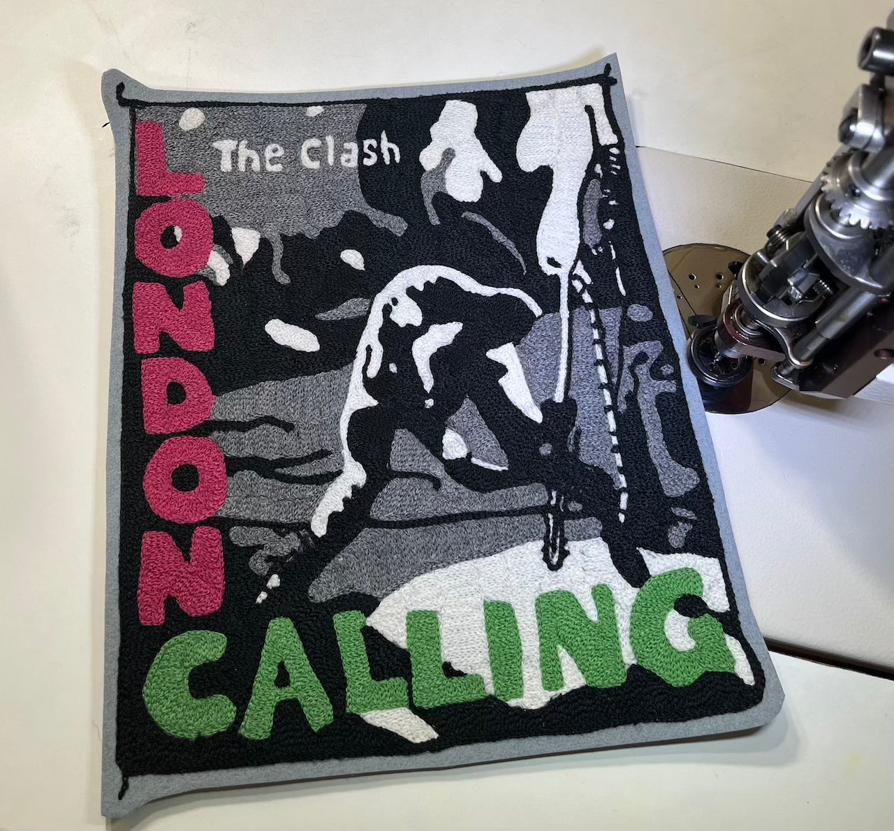 London Calling Custom Chainstitched Patch