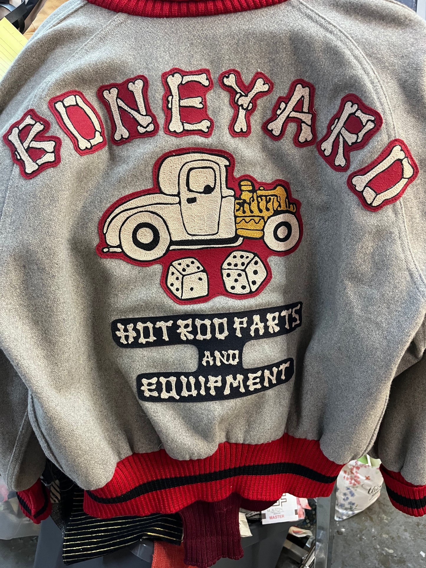 Boneyard Chainstitched Design