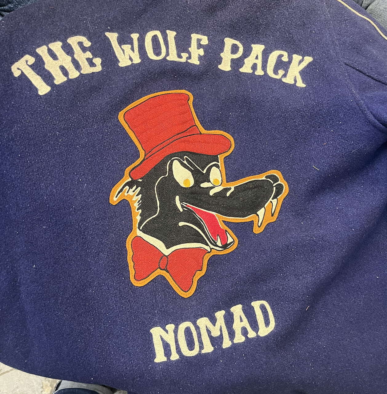The Wolf Pack Chainstitched Design
