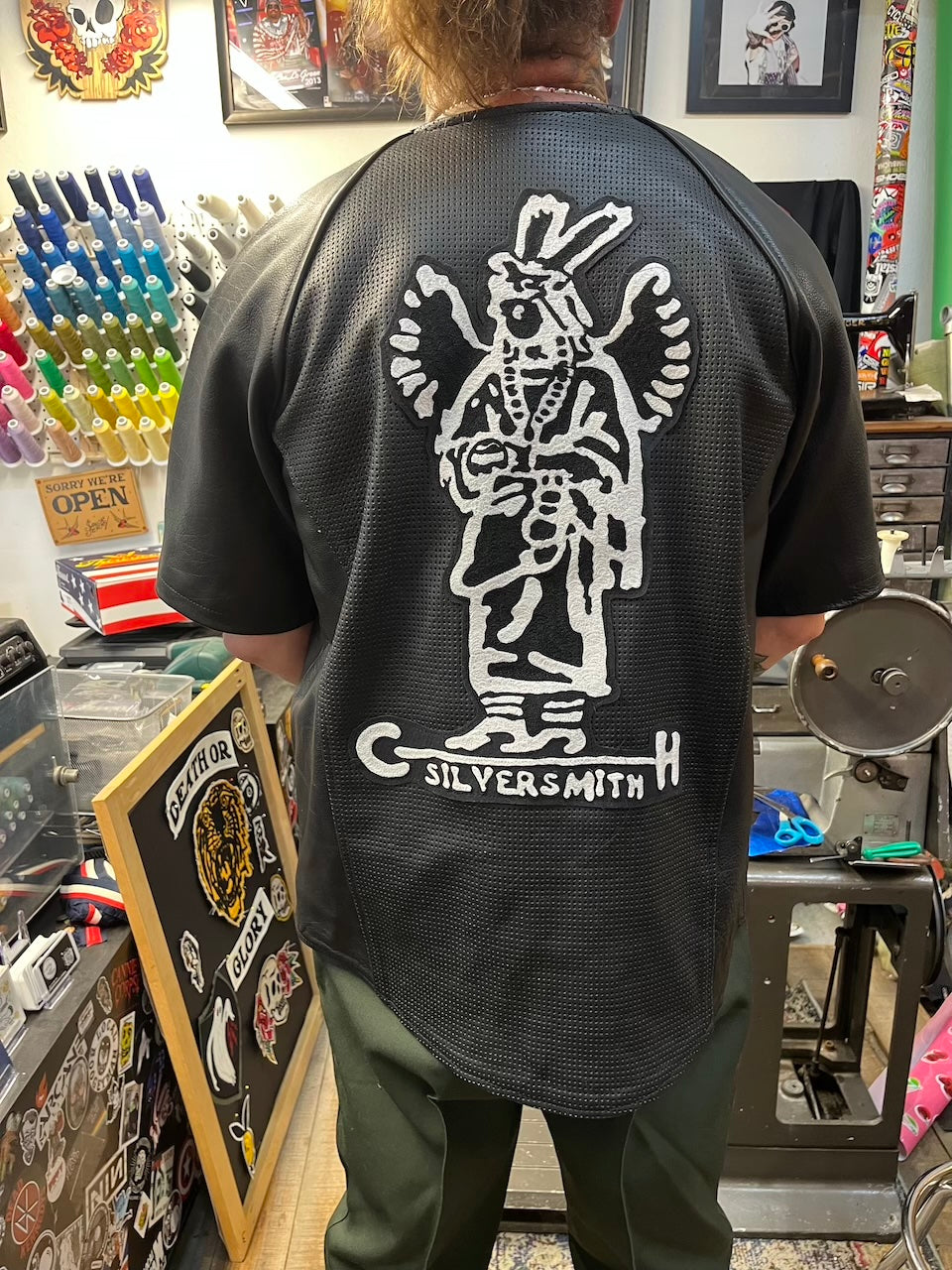 CH Silversmith Commissioned Front and back patch