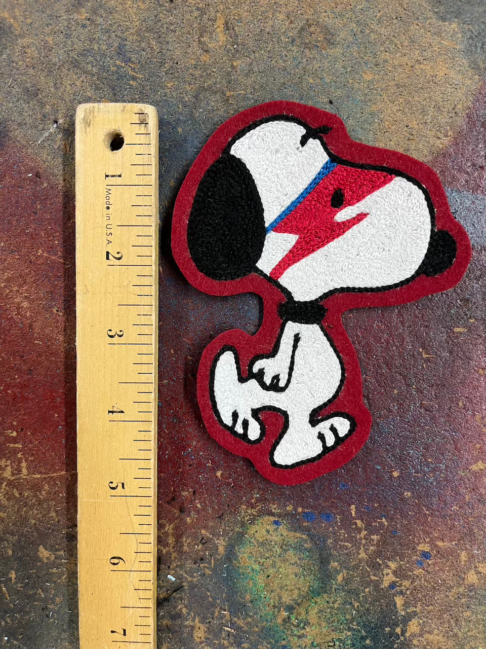 "I wanna be your dog" chainstitched patch