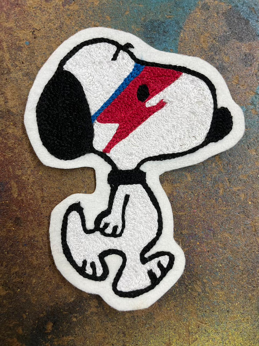 "I wanna be your dog" chainstitched patch