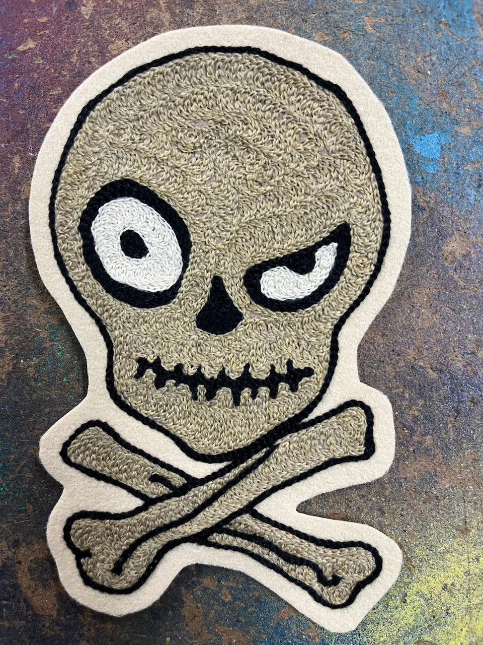 'Do I feel lucky?' Well, do ya, punk?" chainstitched patch