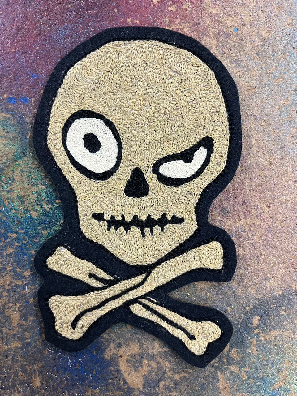 'Do I feel lucky?' Well, do ya, punk?" chainstitched patch