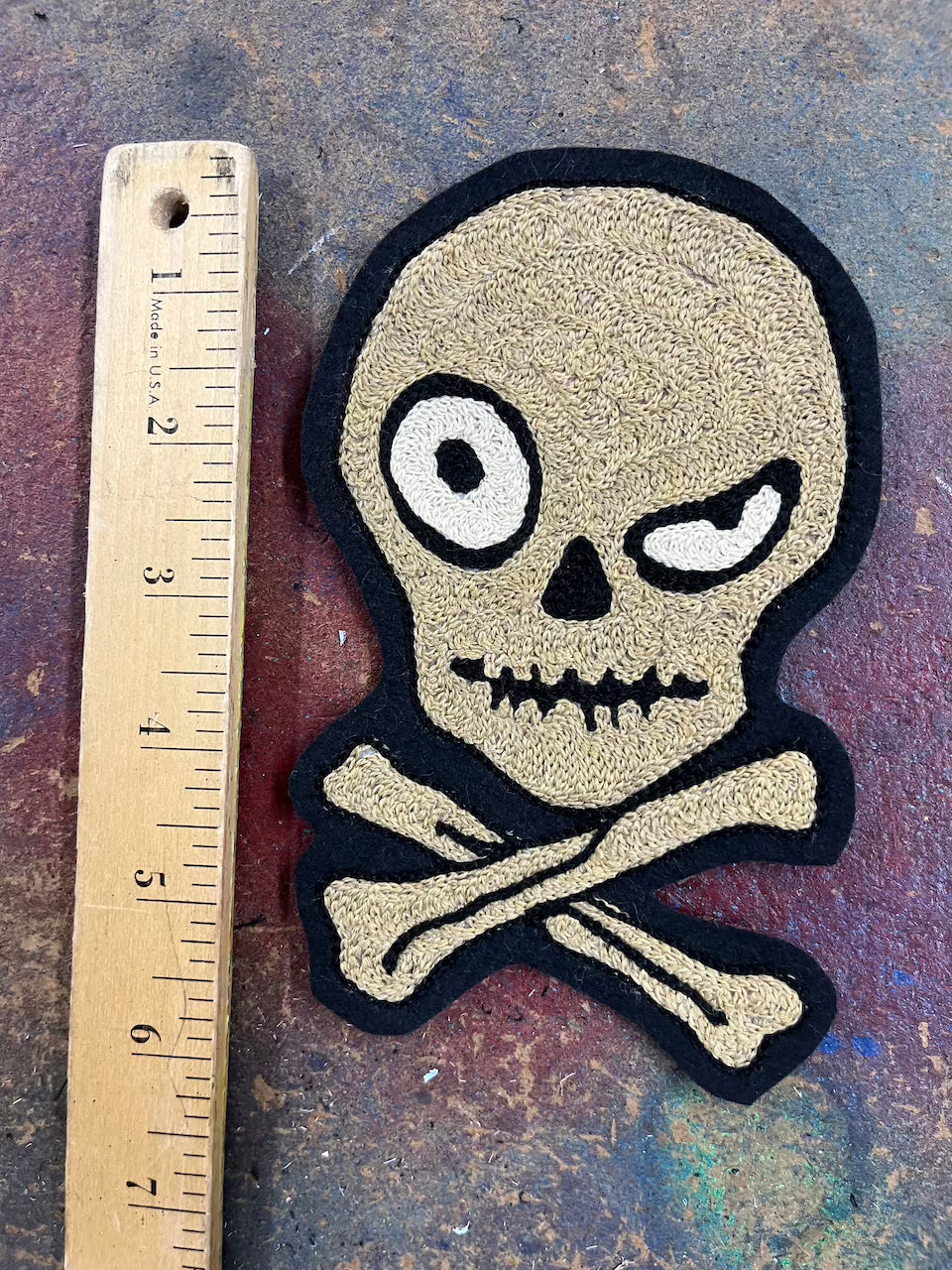 'Do I feel lucky?' Well, do ya, punk?" chainstitched patch