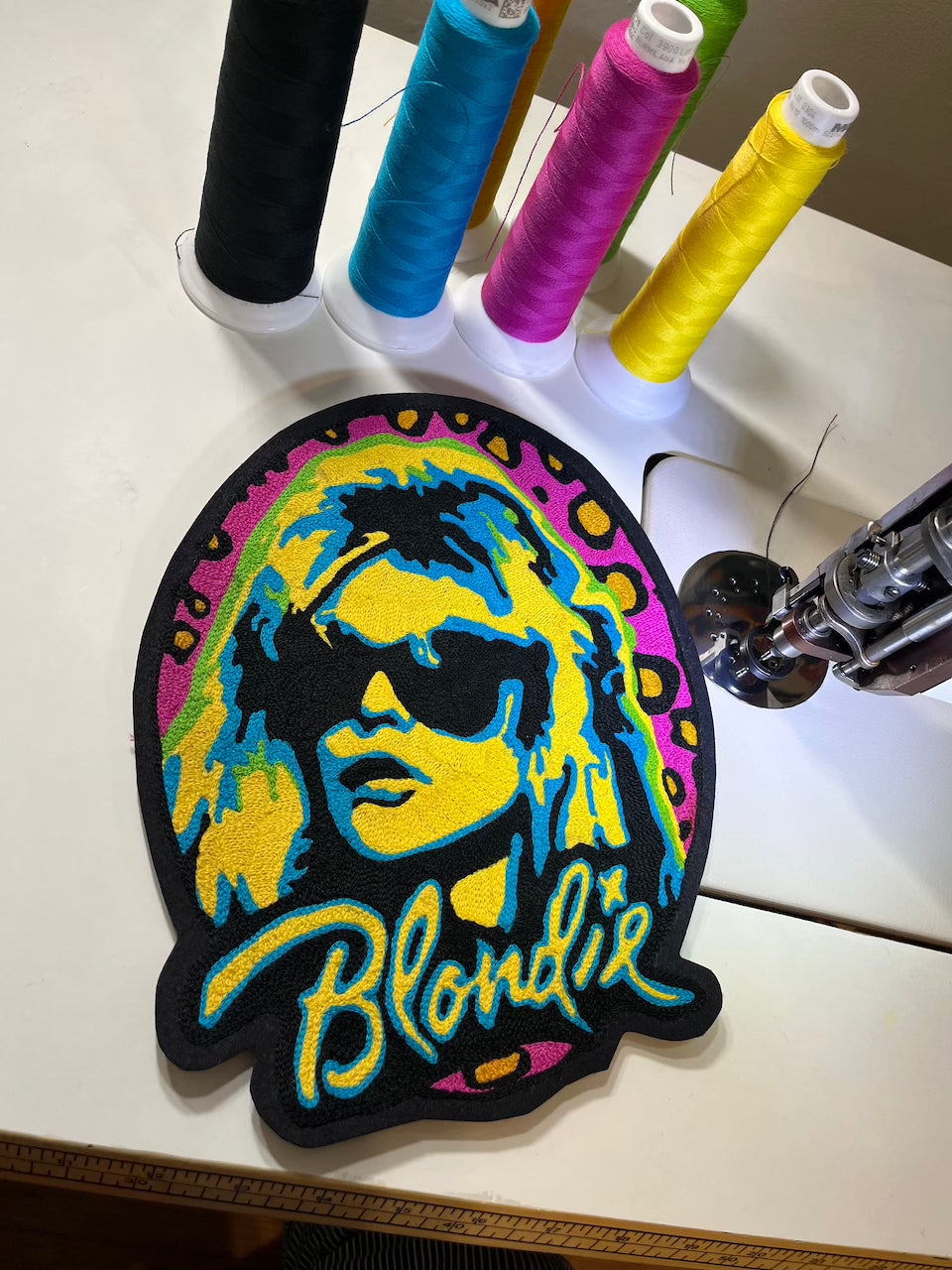 Blondie  Chainstitched Patch