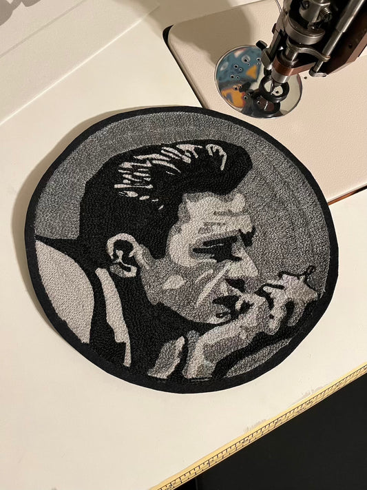 Johnny Cash Custom Chainstitched Patch