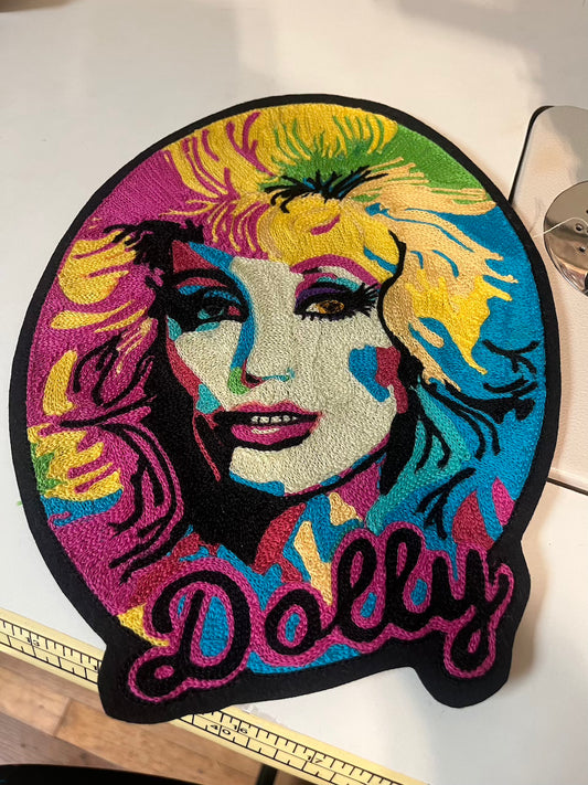 Dolly  Chainstitched Patch