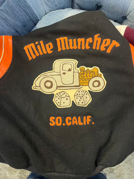 Mile Muncher Chainstitched Design