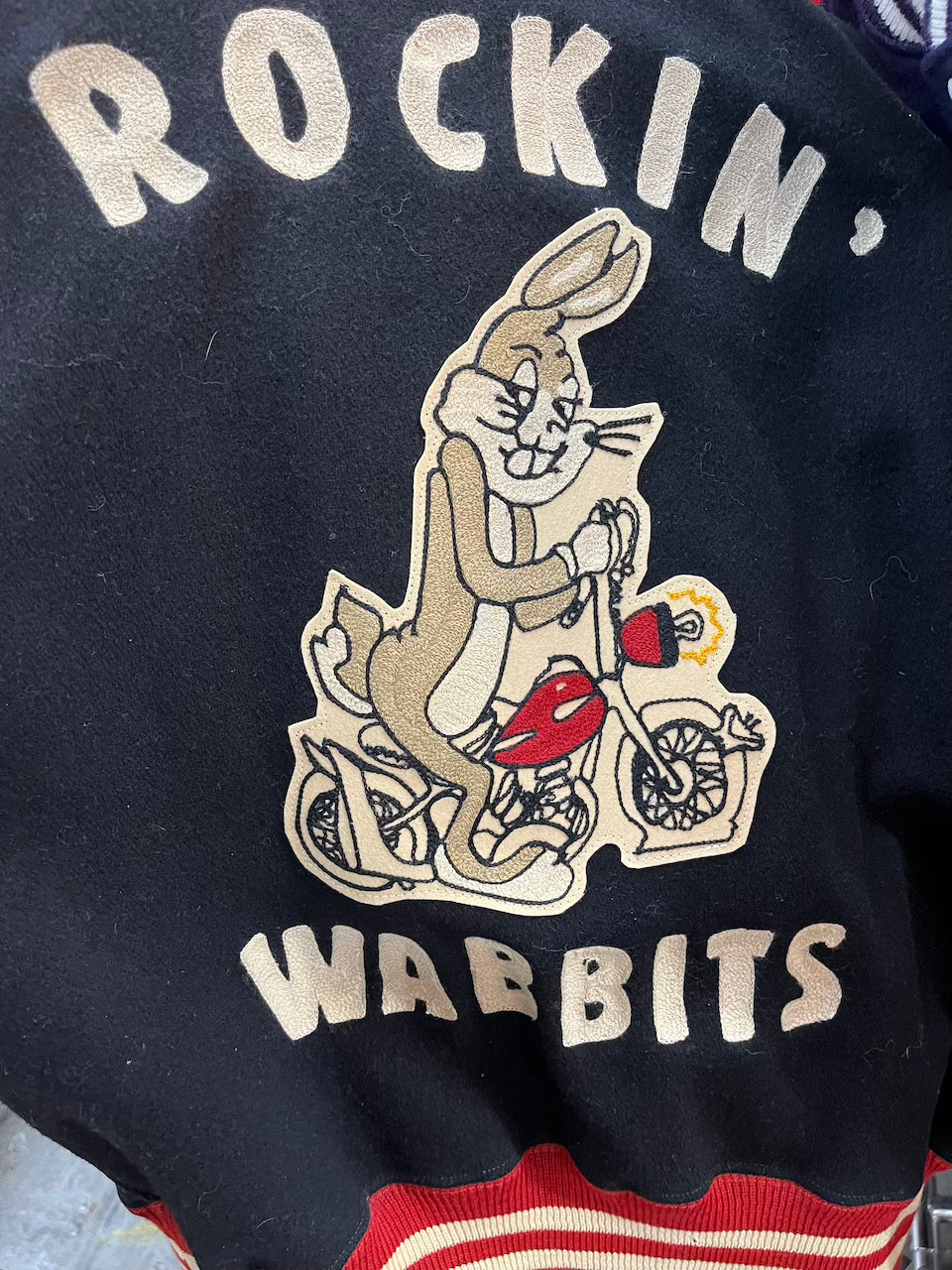 Rockin" Wabbits Chainstitched Design
