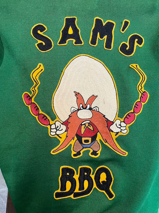 Sam's BBQ  Chainstitched Patch