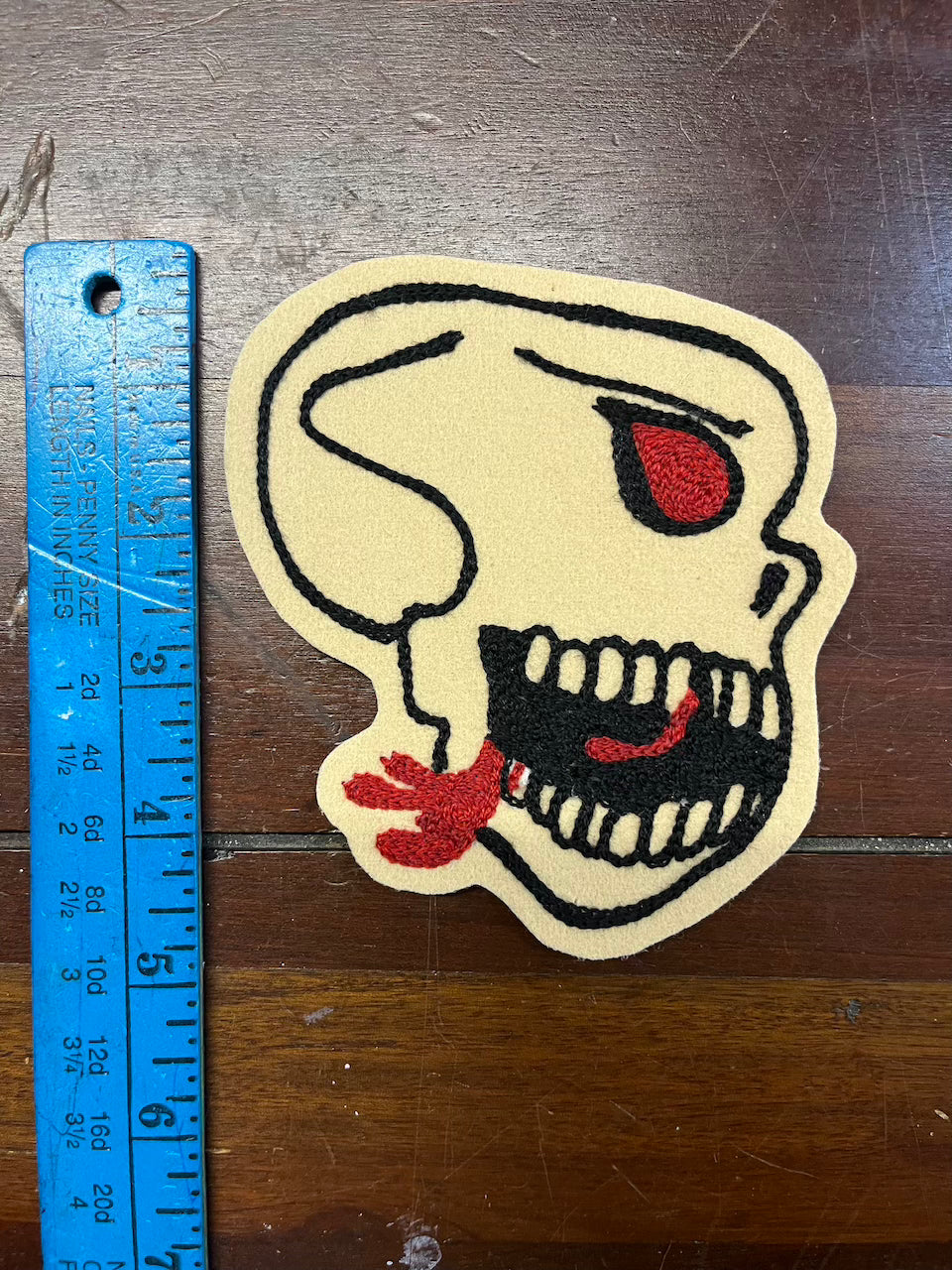 WW2 Era Burma Banshee Warhawk P-40 Nose Art CHainstiched Patch- Replica