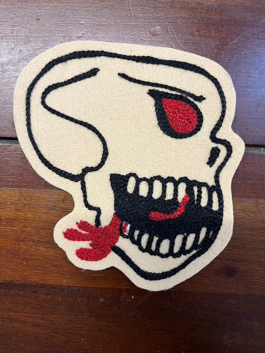WW2 Era Burma Banshee Warhawk P-40 Nose Art CHainstiched Patch- Replica