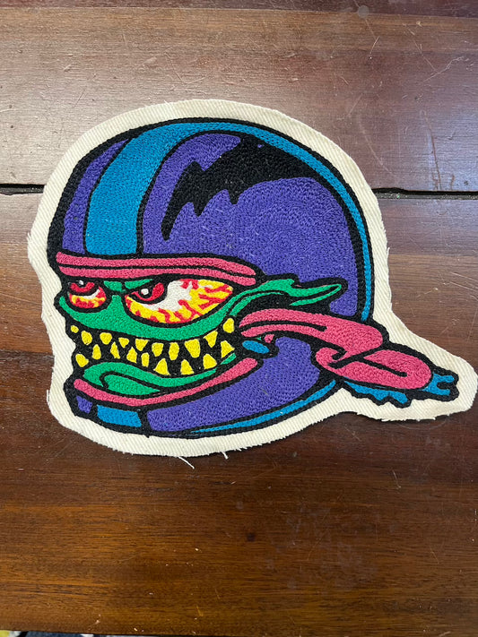 Moto Monster Chainstitched Patch