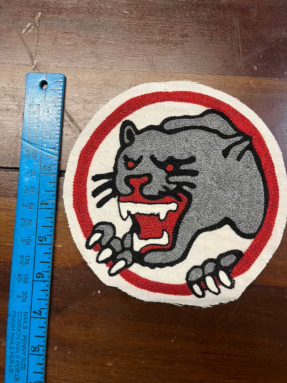 Replica 66th Infantry Div - Black Panther Div - WWII Era Chainstitched replica patch