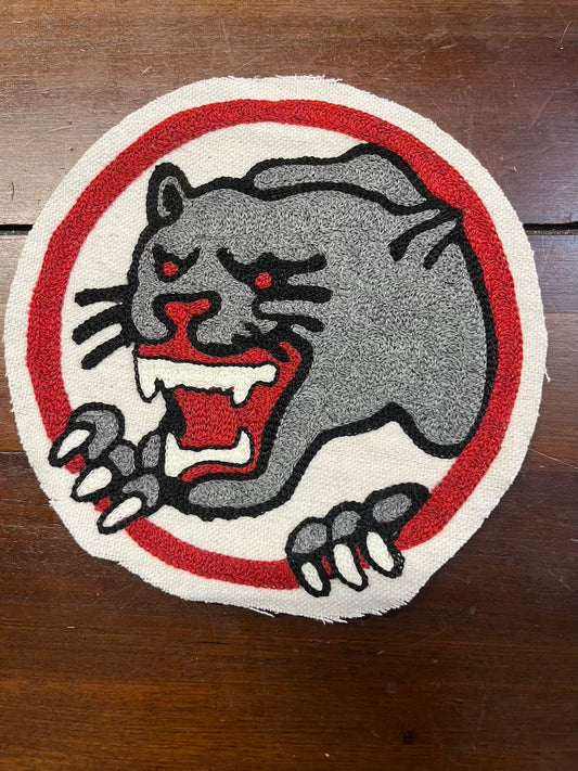 Replica 66th Infantry Div - Black Panther Div - WWII Era Chainstitched replica patch