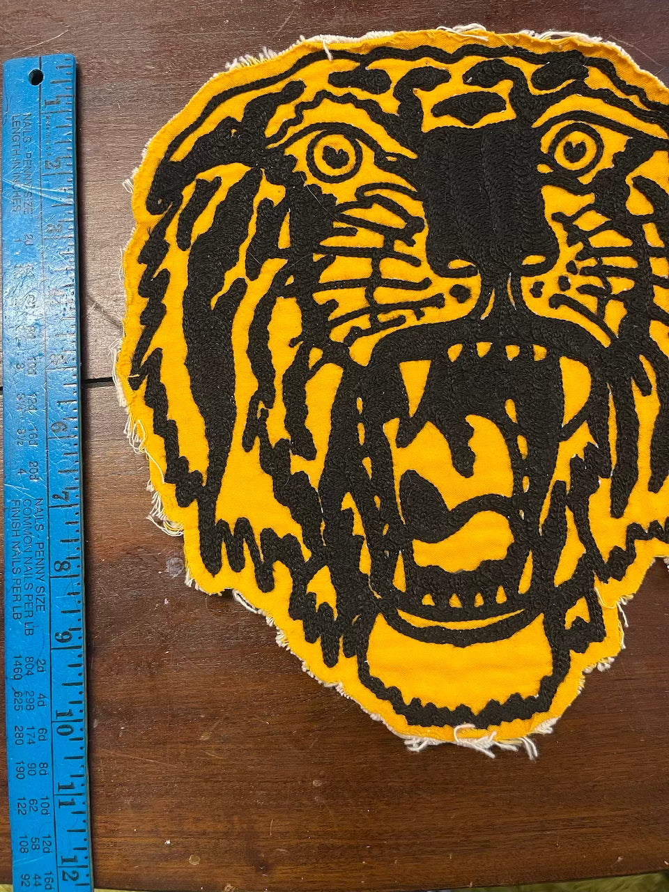 Sailor Jerry Tiger Tattoo Flash chainstitched patch