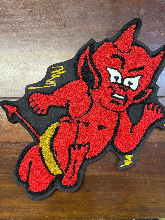 x Hot Stuff Chenille Patch