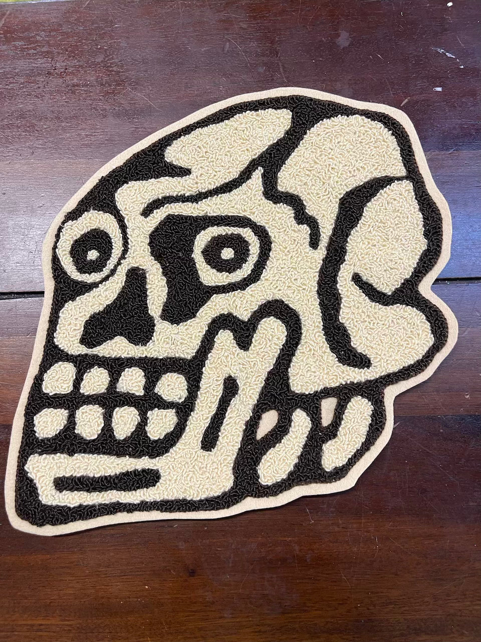 x Skully Chenille Patch