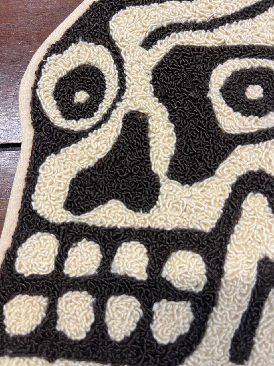 x Skully Chenille Patch