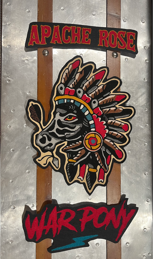 War Pony Custom made Back Patch