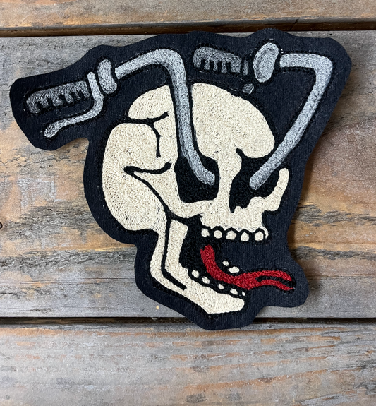 Look Ma! No Hands! Chainstitched Patch