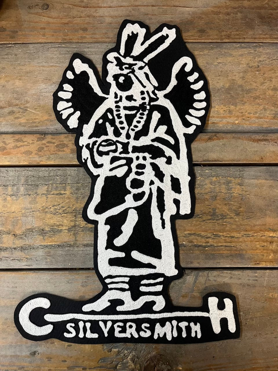 CH Silversmith Commissioned Front and back patch
